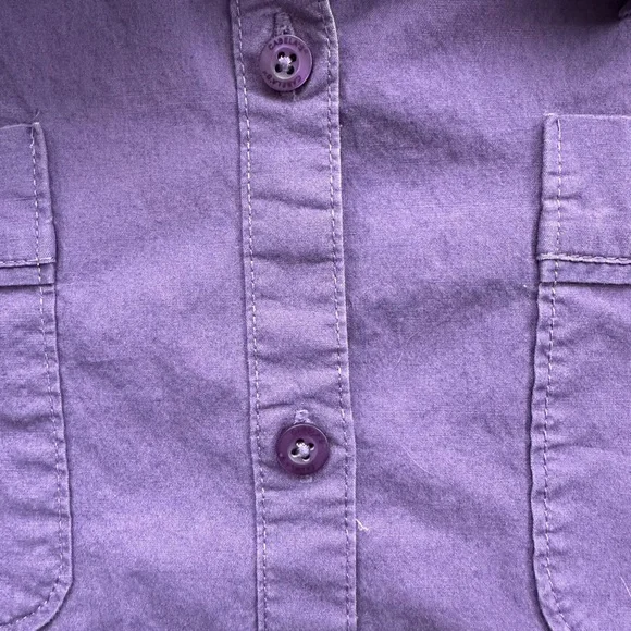 Cabela’s Women’s Button Down Purple Long Sleeve Shirt XL - Picture 5 of 9